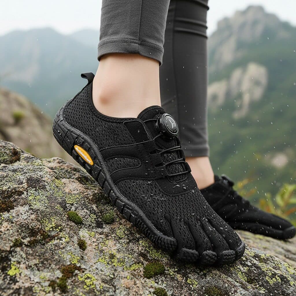 dress five finger shoes for Men & Women 50FORYOU Occasions by Dress Gallery Feet Color:Natural Gray